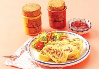 Sarapan Asyik dengan Menu Telur Gulung Kornet Keju, yuk! Ini Resepnya