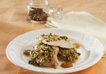 BAKED CHICKEN BREAST NUT CRUSTED
