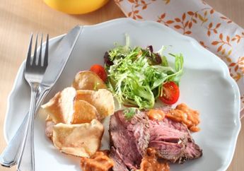 TENDERLOIN STEAK WITH CRISPY POTATO