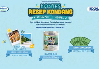 Ingin Tampil di Kemasan Susu Indomilk? Yuk, Ikuti Kontes Resep Ini!