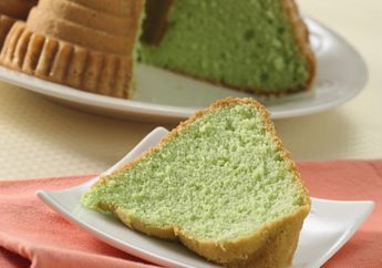 Satu Jam Saja Membuat Bolu Pandan Harum yang Cocok buat Camilan
