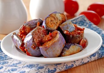 Resep Mudah Membuat Terung Ungu Saus Tomat Yang Sedap