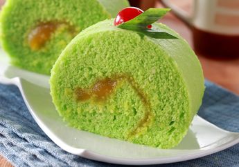 Tak Sampai Satu Jam Membuat Bolu Gulung Pandan Sarikaya yang Pasti Lembut