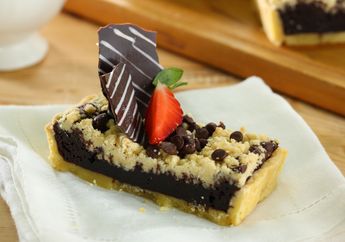 Cita Rasa Chocolate Rich Crumble Pie Ini Juara Banget untuk Camilan Sore