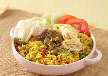 Wow, Lezatnya Nasi Goreng Kuning Kambing Bikin Sarapan Jadi Super Istimewa