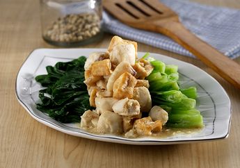 Baby Pokcoy Siram Miso, Perpaduan Sayuran Chinese dengan Bumbu Khas Jepang