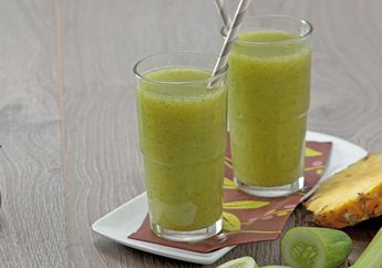 Kesegaran Maksimal di Siang Ini Bisa Kita Dapatkan dari Jus Seledri Nanas Mentimun