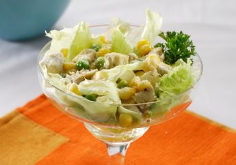 Kalau Malas Ribet, Sarapan dengan Salad Ayam Jagung Ini Solusinya