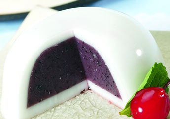 Tampil Cantik & Menggoda, Puding Tape Ketan Hitam ini Mudah Dibuat