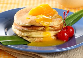 Sarapan Lebih Asik Kalau Menunya Pancake Kenari Saus Jeruk Ini!