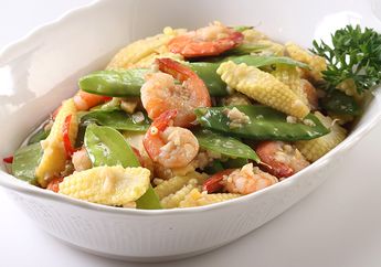Santap Siang Nikmat dengan Tumis Putren Kapri Udang yang Mudah Dibuat