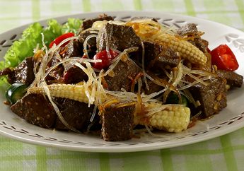 Hati Ase Jagung Muda, Kombinasi Hati Sapi dan Soun yang Enak Pakai Banget