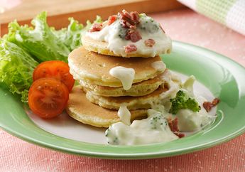 Havermut jadi Lezat Kalau Diolah Pakai Resep Pancake Havermut Saus Brokoli
