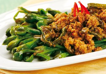 Genjer Cah Udang Oncom ini Dibuat Hanya dengan Sedikit Bahan, Yuk, Masak!