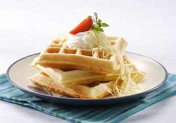 Resep Wafel Keju Yang Lembut ini Cocok Buat yang Baru Belajar Membuat Sarapan