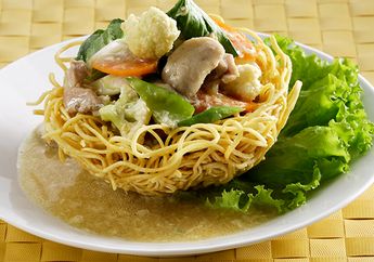 Semangat Sarapan Kalau Mi Goreng Siram Sayuran ini Sudah Menunggu