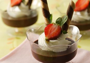 Pencinta Cokelat Wajib Membuat Rich Chocolate Puding ini! Rasanya Nyokelat Banget