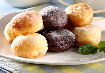 Si Kecil Mendadak Doyan Ngemil Kalau Sate Donat Dua Warna jadi Snack-nya