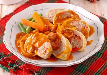 Rolade Daging Keju Telur, Primadona di Meja Makan Karena Rasanya yang Menggoyang Lidah