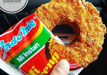 Meski Kekinian Perhatikan Dulu Kalori Donat Mi Goreng, Luar Biasa Bikin Gagal Diet!