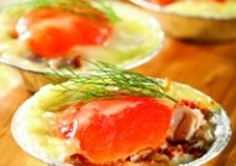 BAKED SMOKED CHICKEN & EGG
