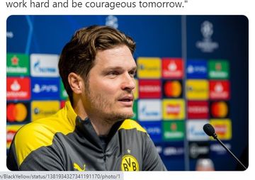 Pelatih Borussia Dortmund, Edin Terzic.