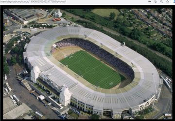 Penampakan stadion kebanggaan timnas Inggris, Stadion Wembley.