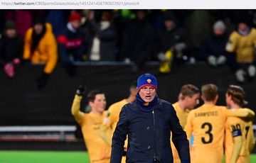 Ekspresi pelatih AS Roma, Jose Mourinho, dalam laga Grup C UEFA Conference League kontra Bodo/Glimt di Stadion Aspmyra, Kamis (21/10/2021).