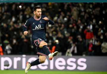 Penyerang Paris Saint-Germain, Lionel Messi.