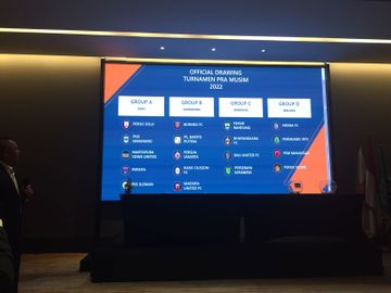 Hasil undian Piala Presiden 2022