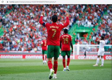 Megabintang timnas Portugal, Cristiano Ronaldo