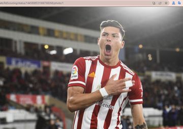 Potret Darwin Nunez saat masih berseragam Almeria.