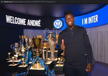 Kiper asal Kamerun, Andre Onana, resmi bergabung dengan Inter Milan.