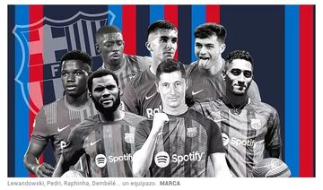 Media Spanyol, Marca, menyebut Barcelona memiliki tim super untuk musim depan dengan hadirnya Robert Lewandowski dkk.