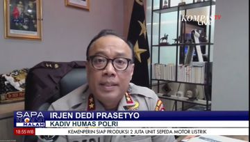 Kadiv Humas Polri, Dedi Prasetyo dalam acara Sapa Indonesia Malam, Kompas TV, pada Senin (10/10/2022) malam.