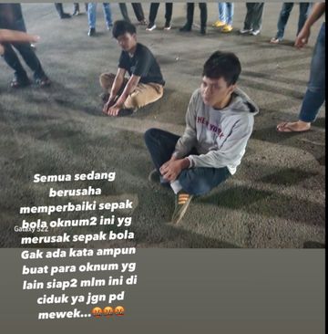 Oknum suporter Persita Tangerang pelaku pelemparan batu ke bus Persis Solo  