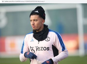 Jadon Sancho sudah kembali berlatih bersama tim dan akan terlibat dalam skuad Manchester United melawan Nottingham Forest di semifinal leg kedua Piala Liga Inggris 2022-2023.