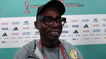 Pelatih timnas U-17 Senegal, Serigne Dia.