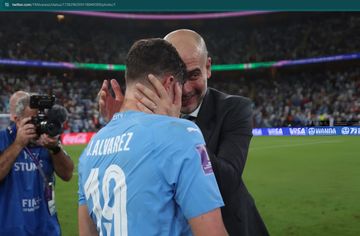 Pep Guardiola dan Julian Alvarez menorehkan catatan unik di final Piala Dunia Klub 2023.