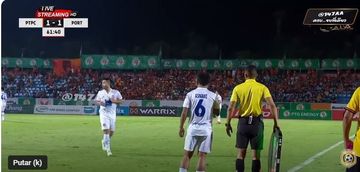 Asnawi Mangkualam kembali mendapat menit bermain saat Prachuap FC menahan imbang Port FC 1-1 pada lanjutan Liga Thailand pekan ke-18, di Sam Ao Stadium, Sabtu (17/2/2024).