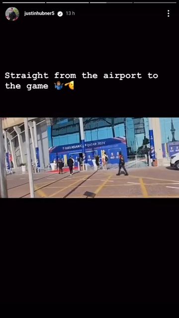 Justin Hubner menunjukkan besarnya rasa cintanya untuk timnas U-23 Indonesia, sehingga ia langsung menuju stadion setelah tiba di bandara Qatar.