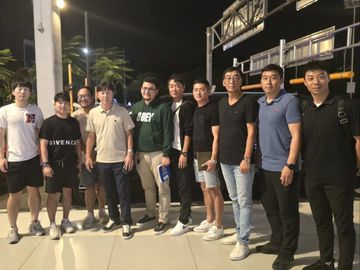Pelatih Timnas Indonesia Shin Tae-yong bersama jajarannya dan asisten barunya Yeom Ki-hun baru tiba di Jakarta, Minggu (11/8/2024).