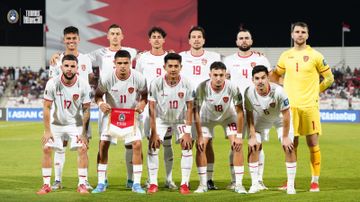 Timnas Indonesia Vs Bahrain dalam laga ketiga Grup C putaran ketiga Kualifikasi Piala Dunia 2026 zona Asia di Bahrain National Stadium, Riffa, Kamis (10/10/2024).