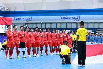 Timnas futsal Indonesia Vs Kamboja di ASEAN Futsal Championship 2024