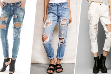 Celana Distressed Jeans ala Lordes Leon 