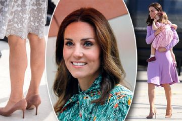 Kate Middleton Betah Pakai High Heels 
