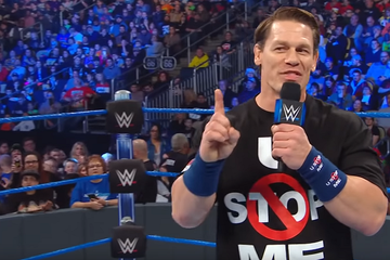 John Cena Kembali Ke Smackdown Dengan Kemenangan Dan Rambut Baru Hai [ 240 x 360 Pixel ]