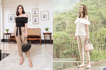 Inspirasi Gaya Seksi dan Feminin Shandy Aulia Mengenakan Pakaian ...