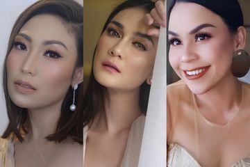 Kompaknya Luna Maya, Melaney Ricardo dan Ayu Dewi Kenakan Gaun ...