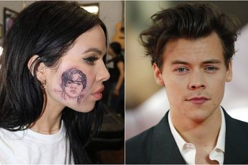 Kelsy Karter nekat tato wajahnya dengan gambar Harry Styles